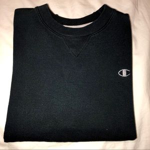 Vintage Black Champion Crewneck Sweater
